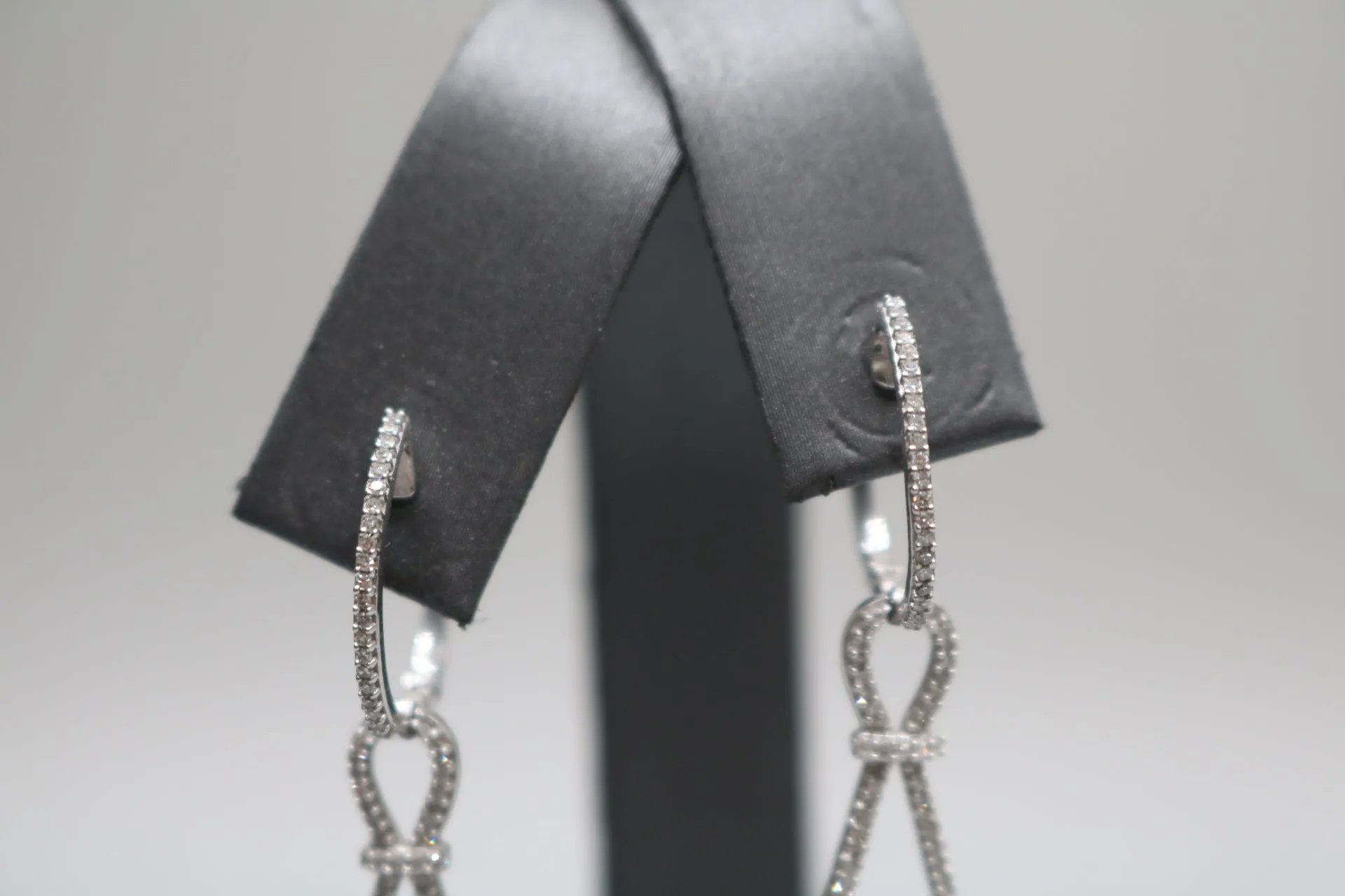 14K White Gold Fancy Diamond Earrings (2.38CTW)