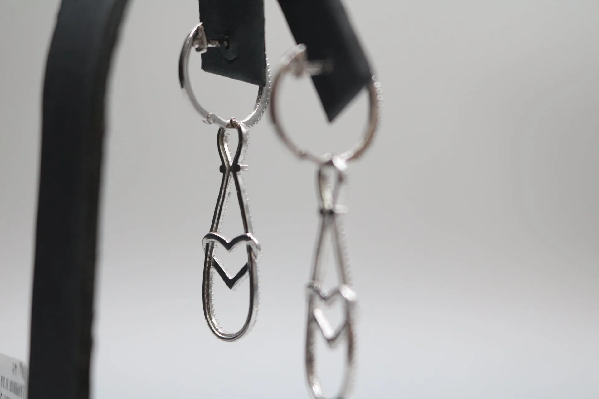 14K White Gold Fancy Diamond Earrings (2.38CTW)