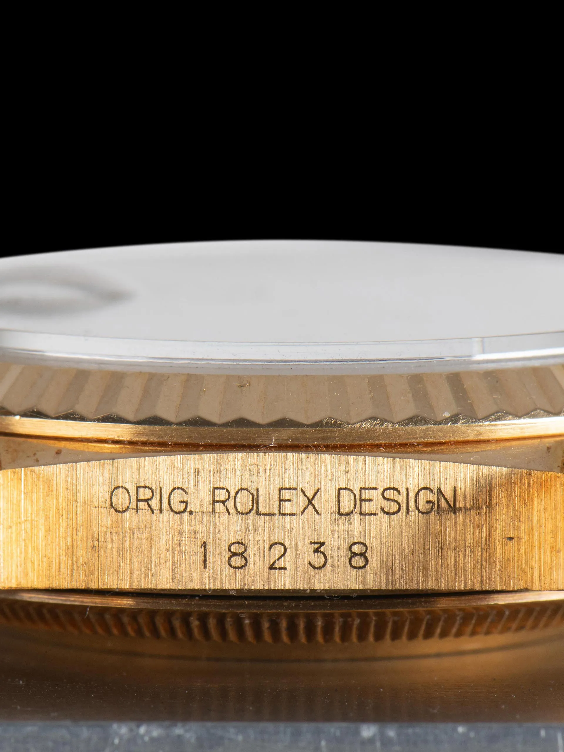 1995 Rolex Day-Date 18K YG (Ref. 18238) White Dial W/ Box & Papers