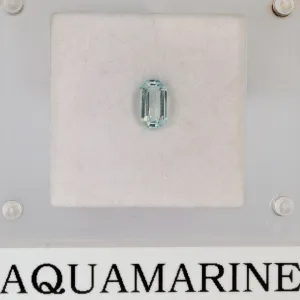 4.3mm x 7.5mm Octagon Aquamarine Stone