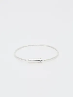 7g Cable Bracelet in Slick Polished 925 Sterling Silver