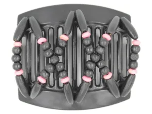 African Butterfly Thick Hair Comb - Beada Black 125