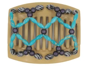 African Butterfly Thick Hair Comb - Ndalena Blonde 46