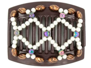 African Butterfly Thick Hair Comb - Ndalena Brown 99