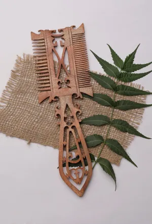 Akaira Double Sided Wide Tooth Sheesham Hair Comb