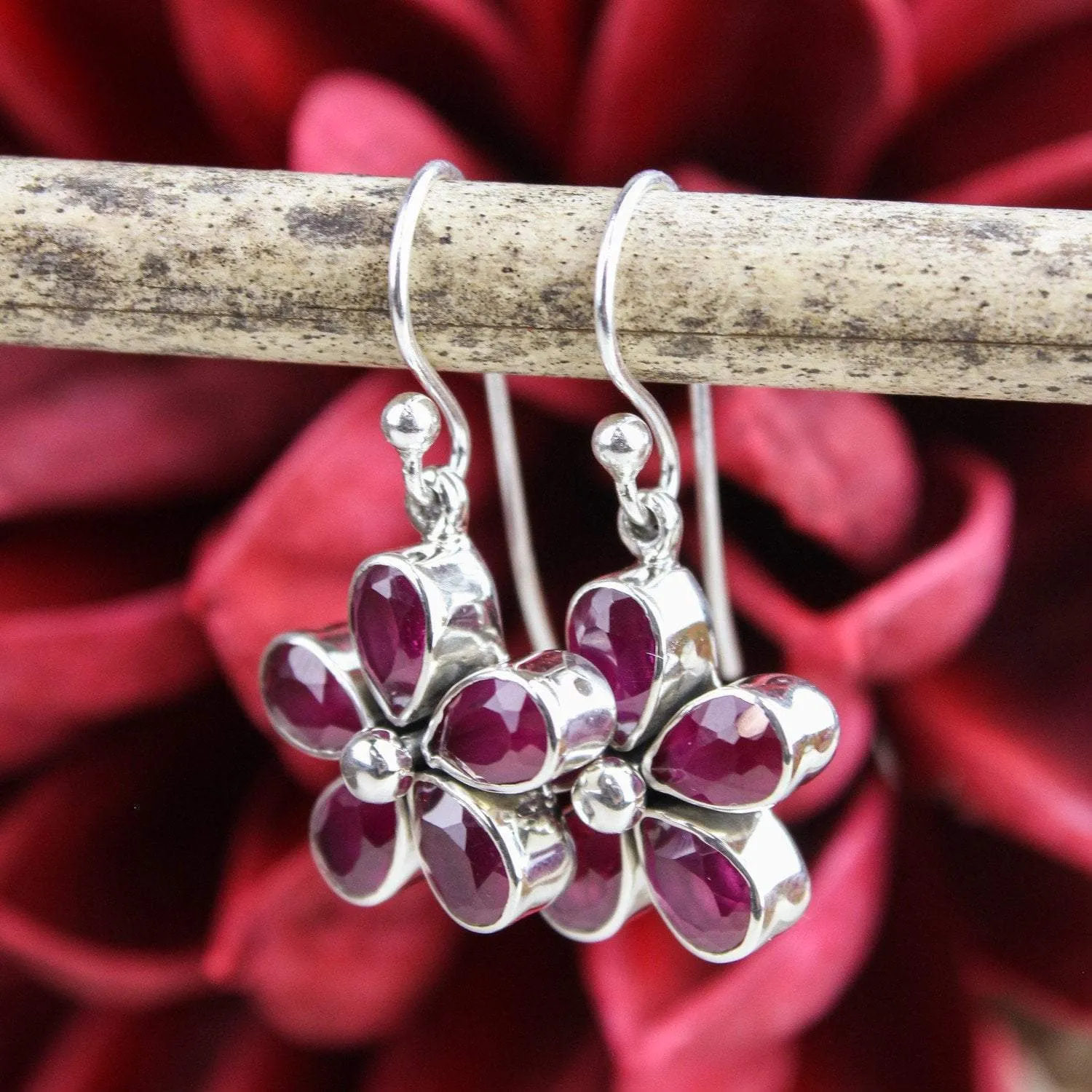 Amazing Ruby Earrings