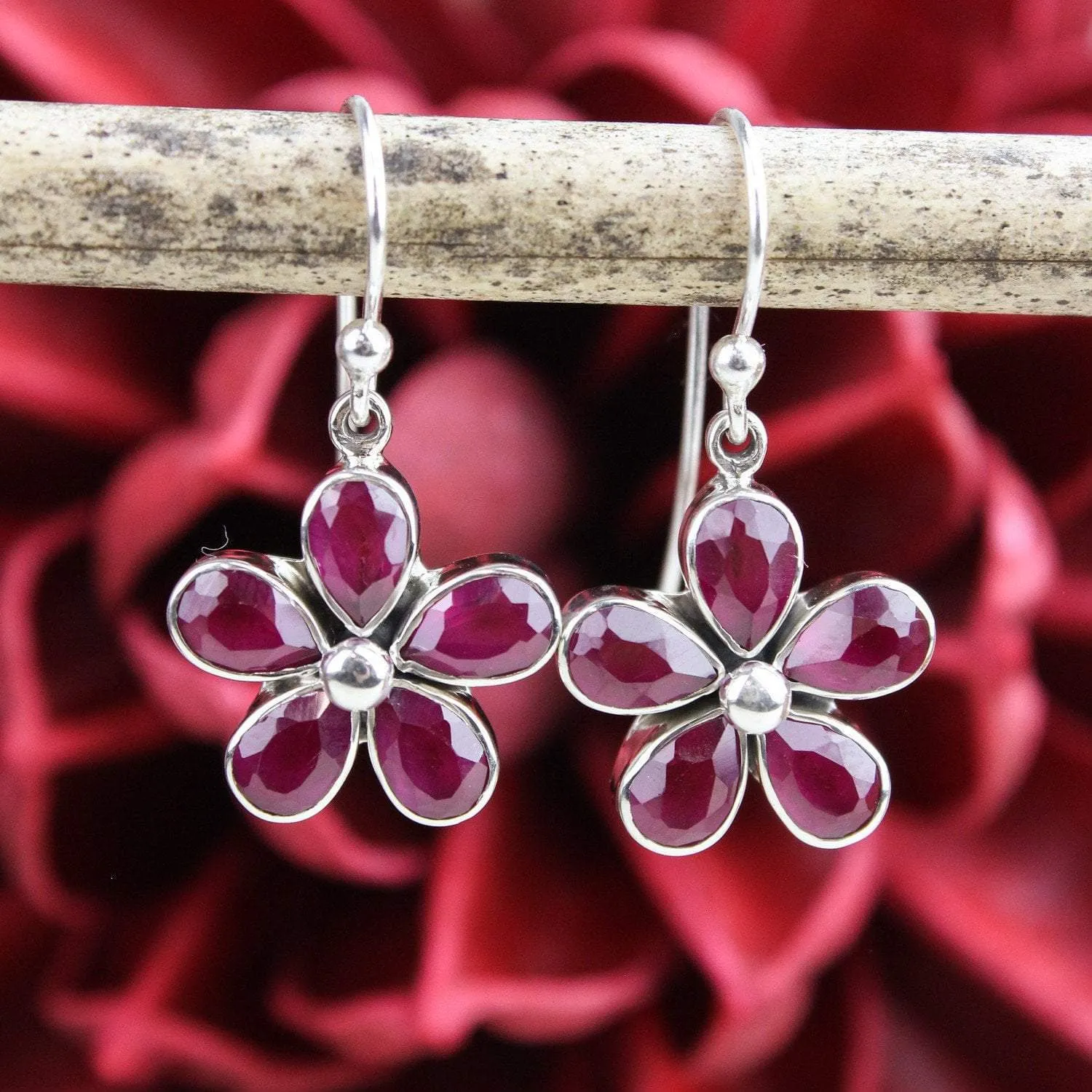 Amazing Ruby Earrings