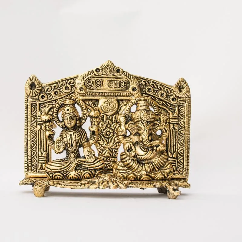 Antique Gold Laxmi Ganesh Showpiece for Decor
