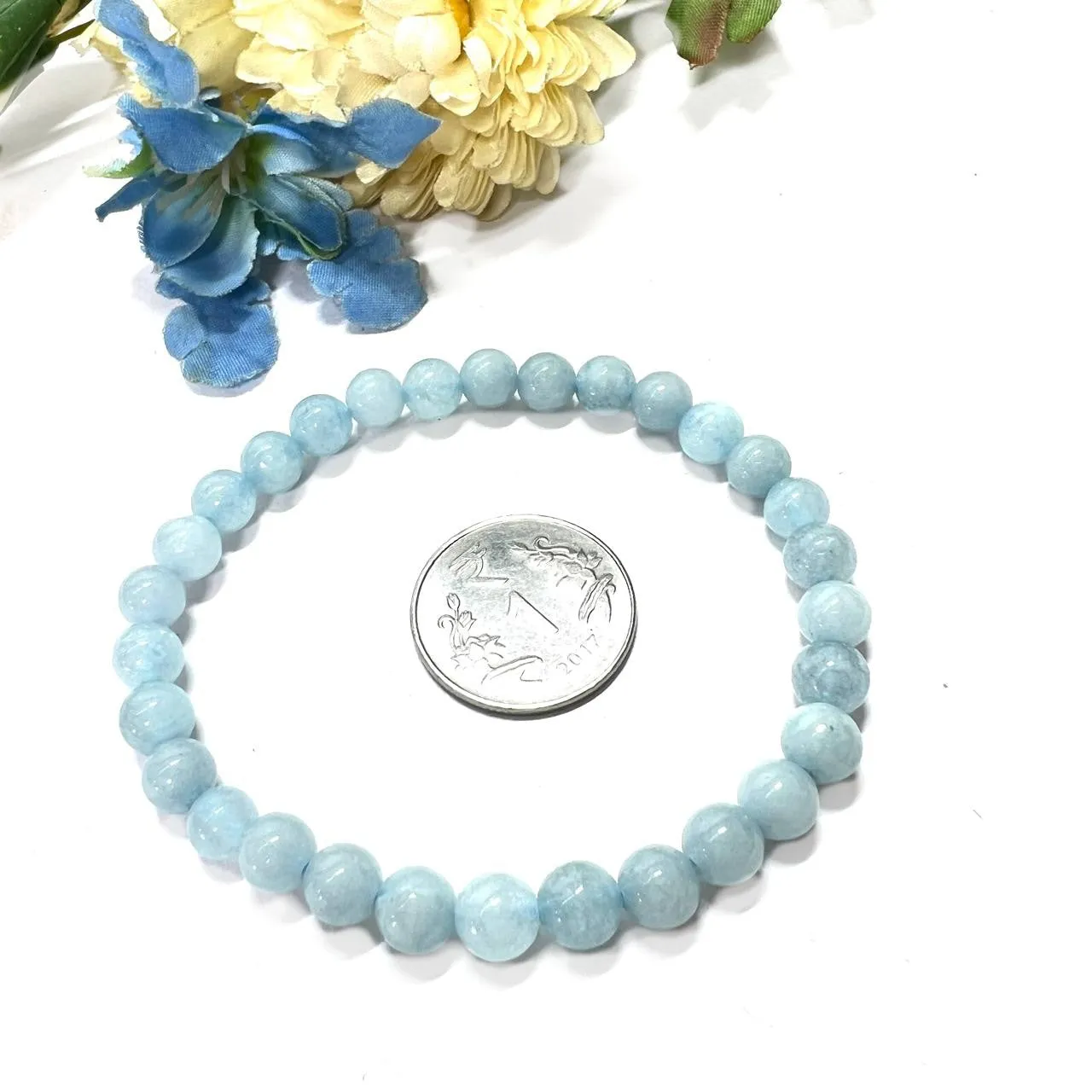 Aquamarine Bracelet (Clairvoyance & Emotional Healing)