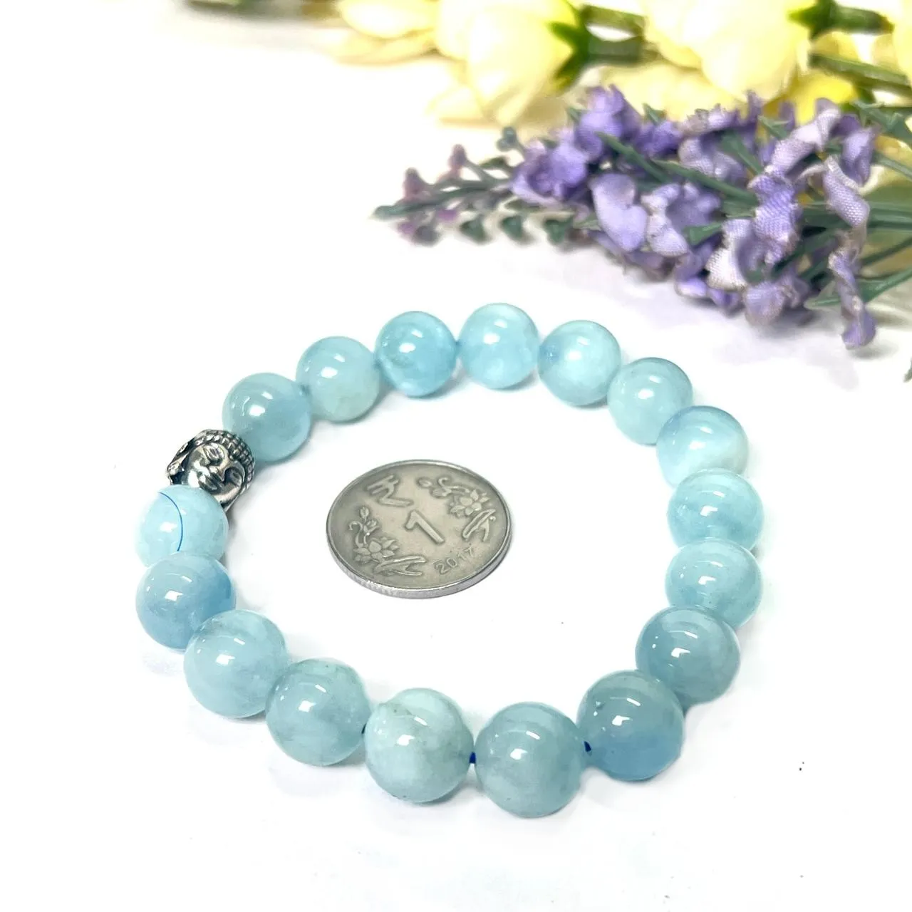 Aquamarine Bracelet (Clairvoyance & Emotional Healing)