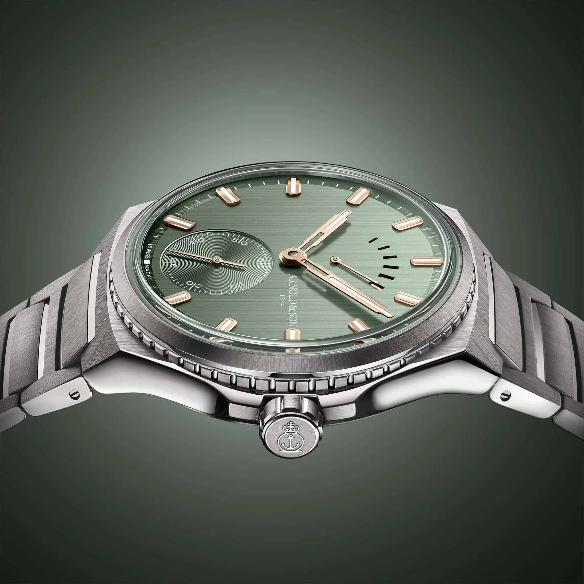 Arnold & Son Longitude Titanium Fern Green Watch