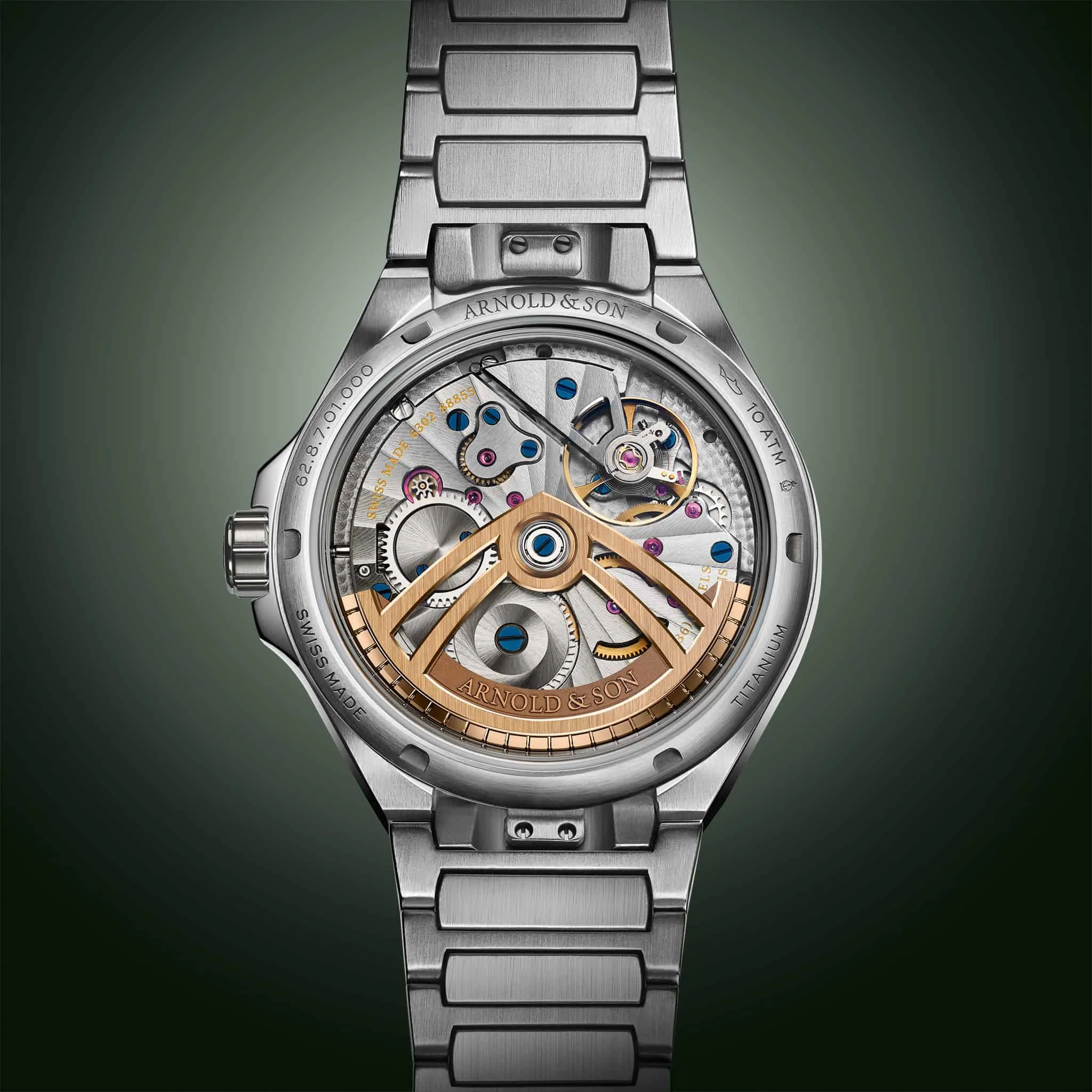 Arnold & Son Longitude Titanium Fern Green Watch