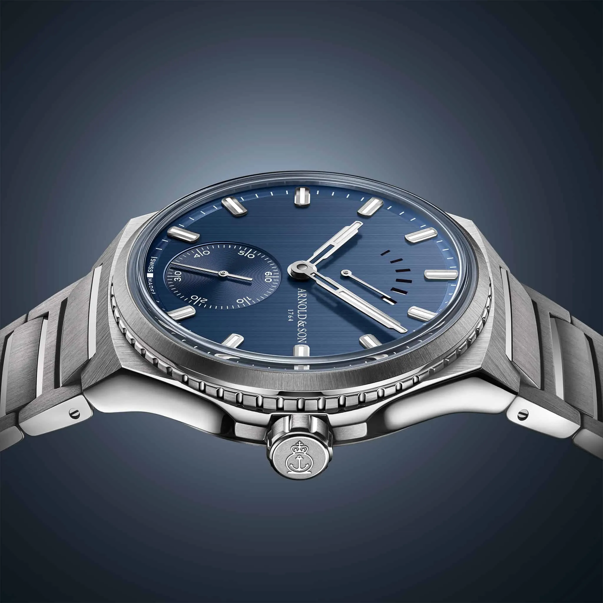 Arnold & Son Longitude Titanium Ocean Blue Watch