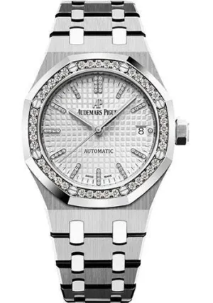 Audemars Piguet Royal Oak Selfwinding QE II Cup 2017 Limited Edition of 200 Watch Rhodium Dial 37mm - 15453IP.ZZ.1256IP.01