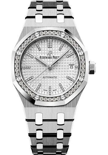 Audemars Piguet Royal Oak Selfwinding QE II Cup 2017 Limited Edition of 200 Watch Rhodium Dial 37mm - 15453IP.ZZ.1256IP.01