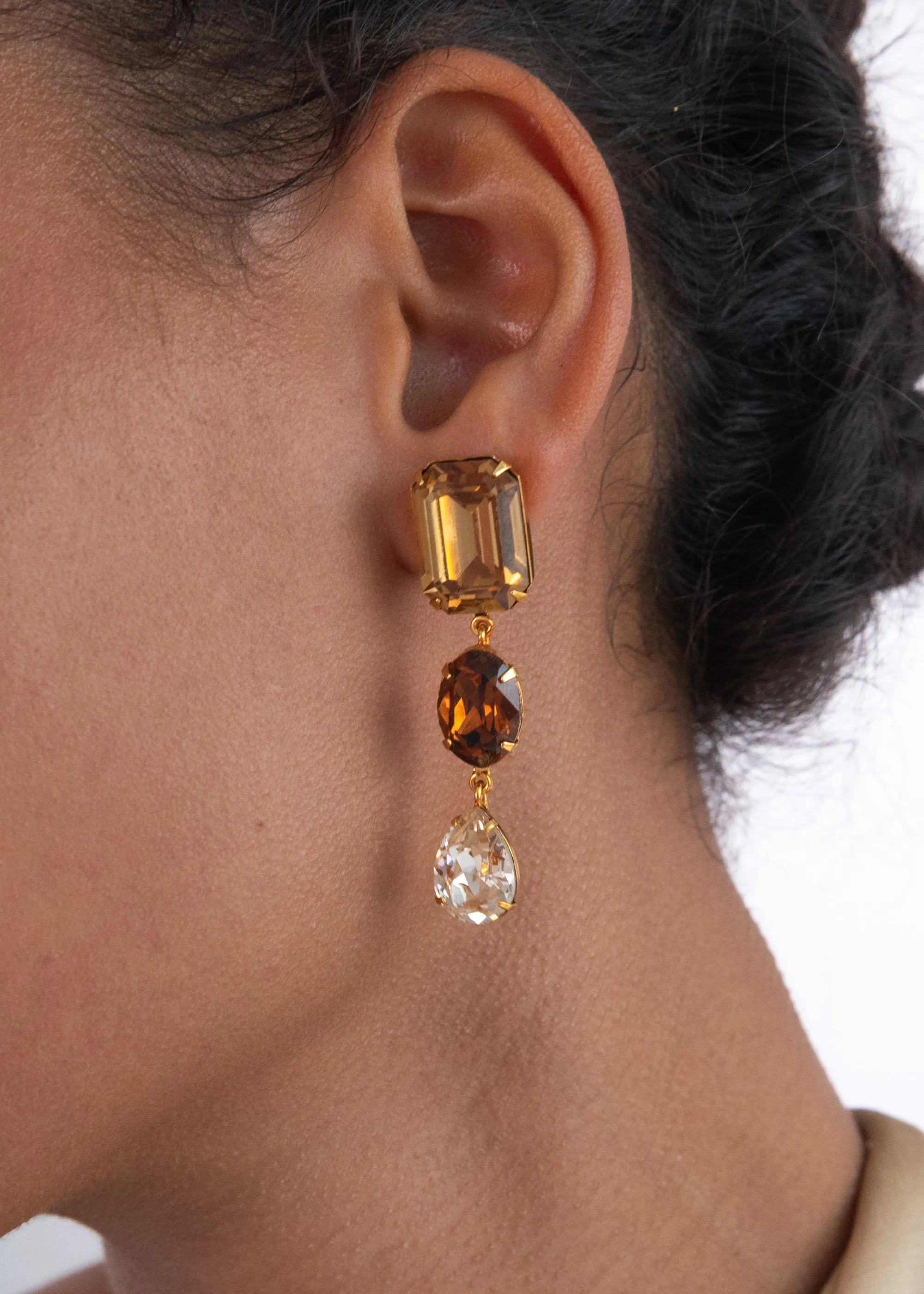 Aviva Earrings -- Golden