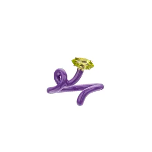 BABY VINE RING ~ IN PURPLE