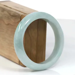 Baikalla Classic Green Natural Jadeite Jade Bangle (56.62 mm )#T132