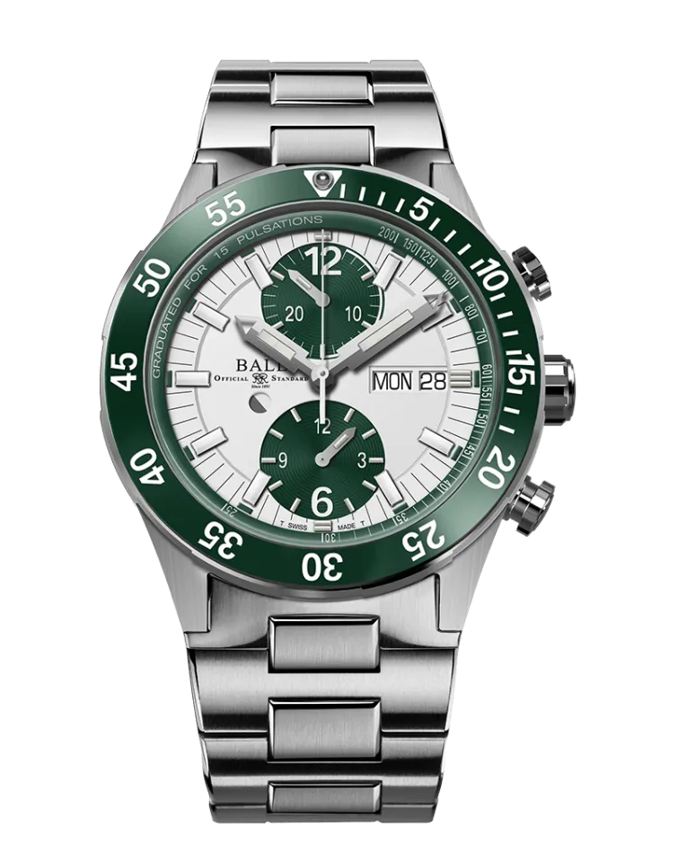 Ball Roadmaster Rescue Chronograph ( 41 mm ) - DC3030C-S2-WH