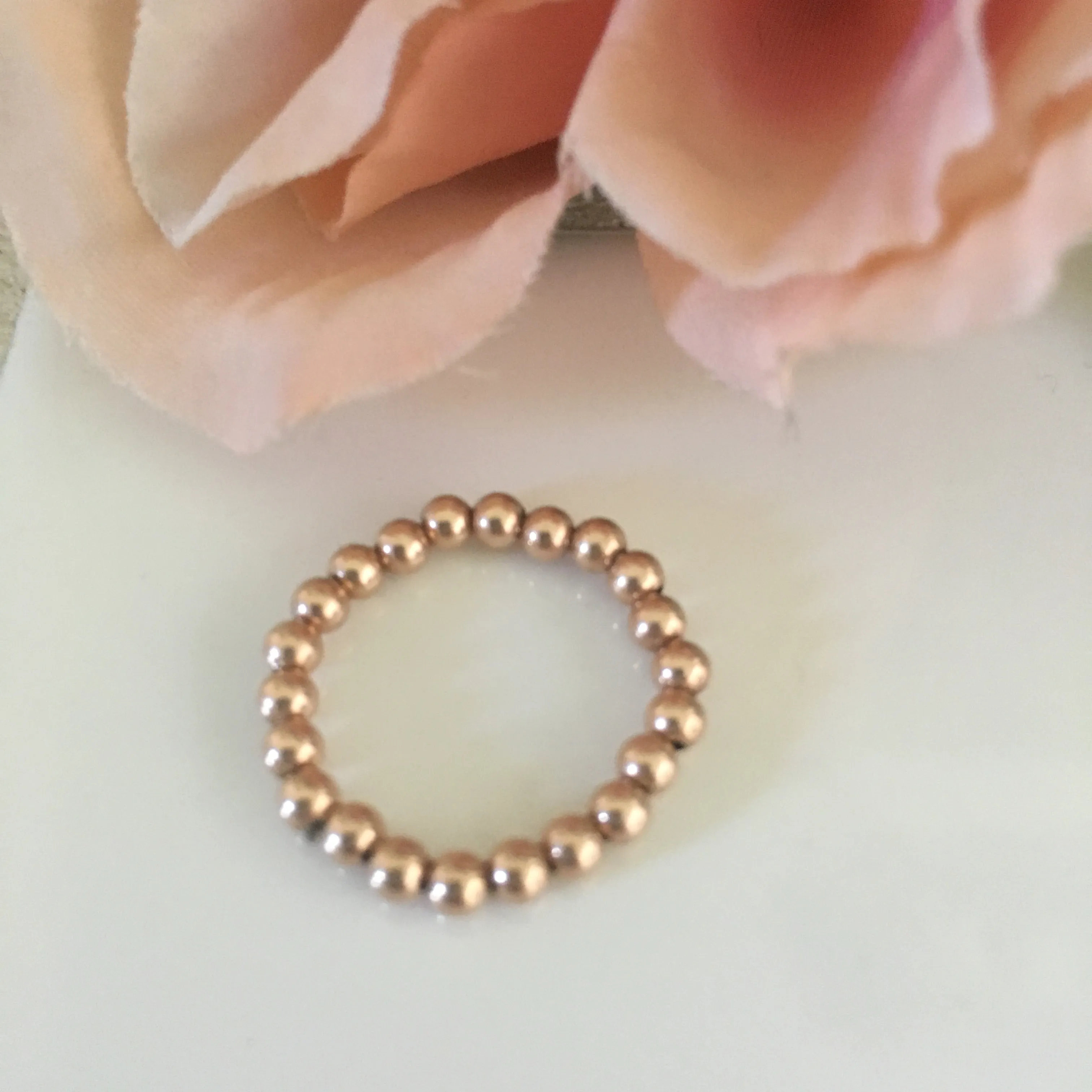 Beaded Stackable Ring