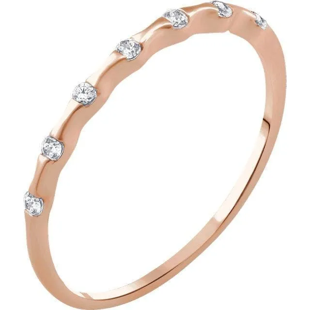 Beautiful Diamond Stackable Ring at Regard Jewelry in Austin, TX