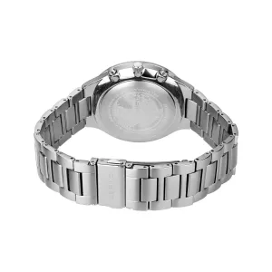 Berring Men's blue chronograph bracelet watch in titanium case BERING, white