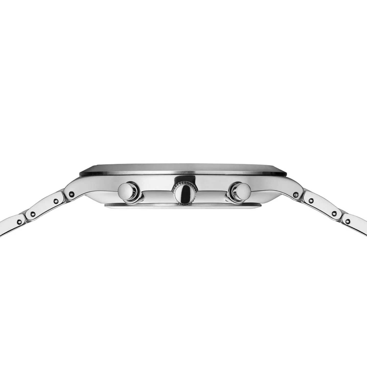 Berring Men's blue chronograph bracelet watch in titanium case BERING, white