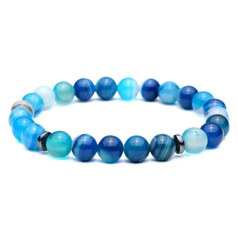 Blazing Nunavut Tiger Eye &amp Agate Stones Bracelet