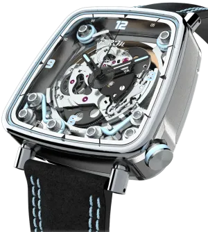 BM Watch FF39-4 Grey Titanium Light Blue