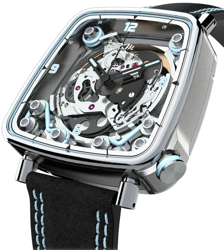 BM Watch FF39-4 Grey Titanium Light Blue