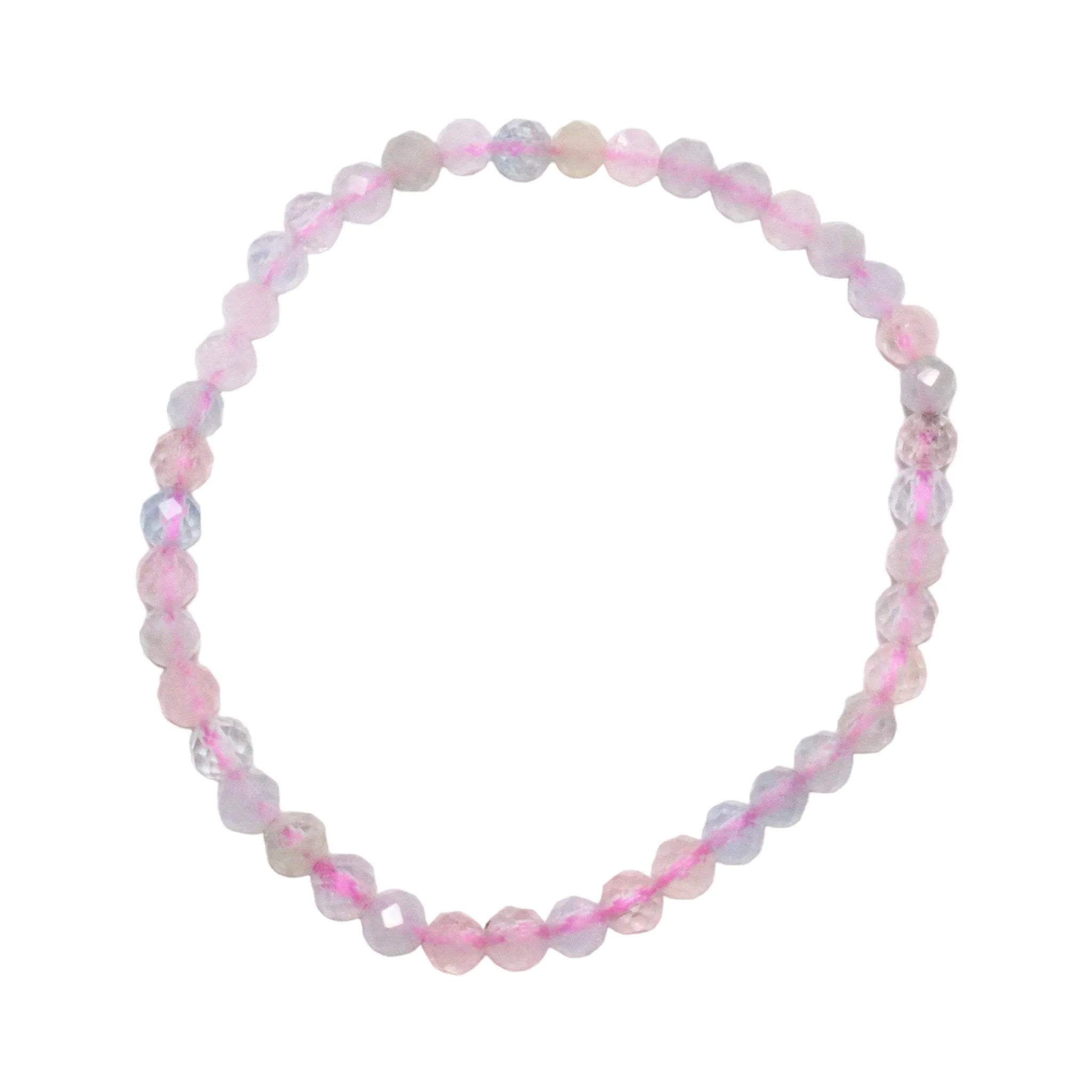 Bracelet Morganite A  Facetté