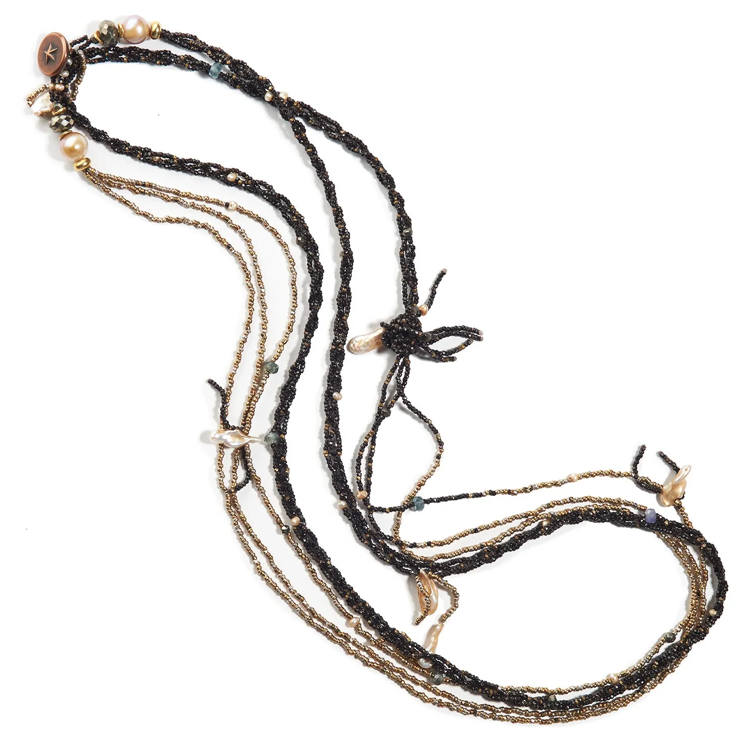 Braided Long Necklace