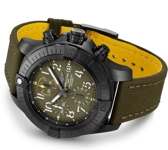 BRT Watch Avenger Chronograph 45 Night Mission Khaki Green Tang Type D