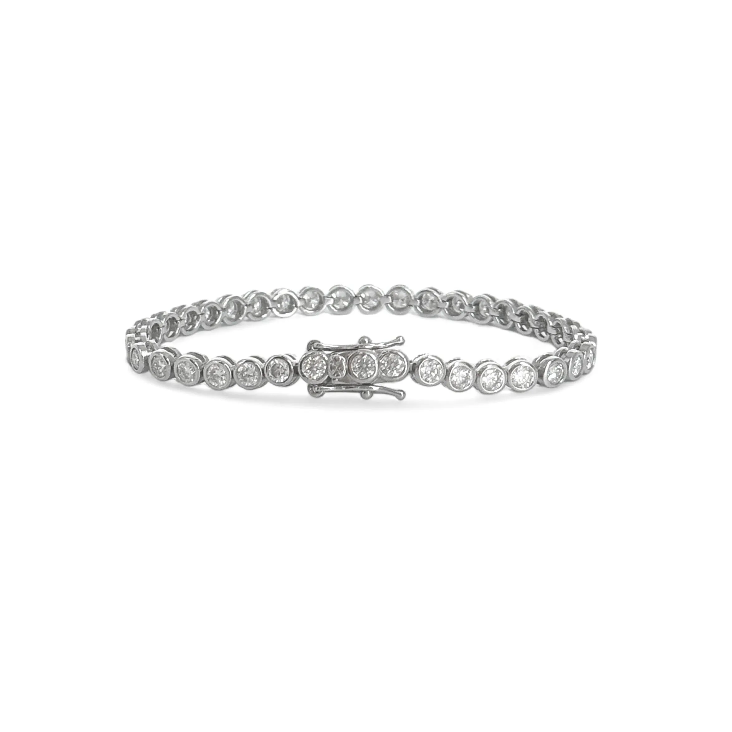 Bubble Tennis Moissanite Bracelet