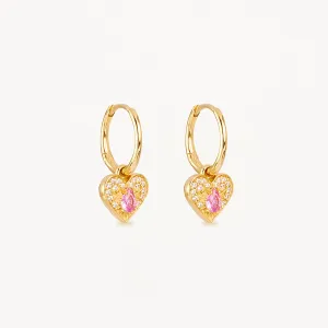 By Charlotte Connect With Your Heart Hoop Earrings, Gold
