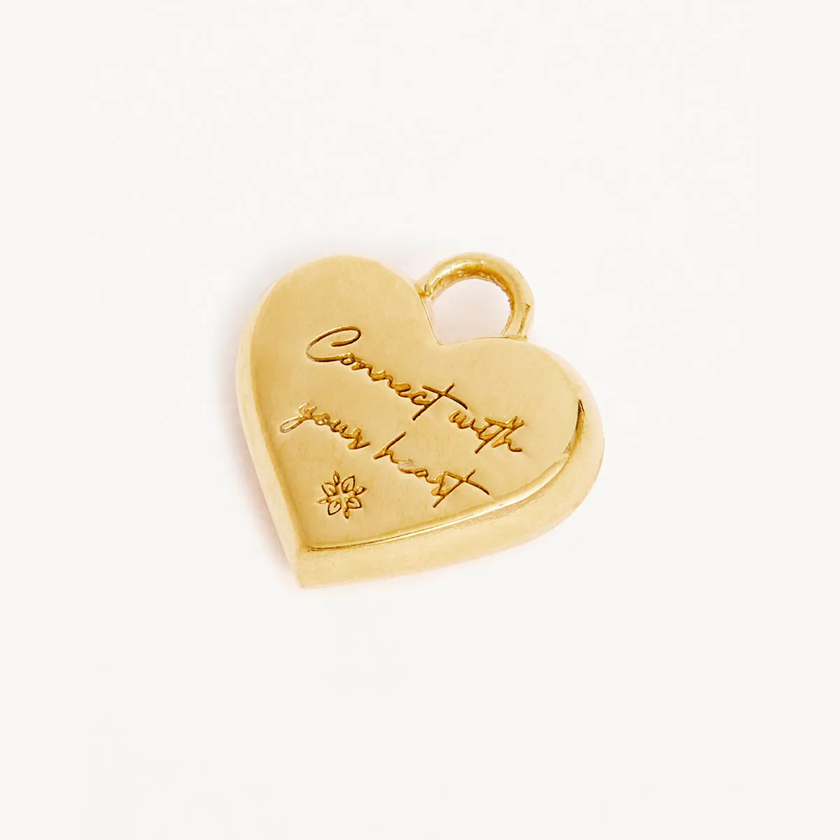 By Charlotte Connect With Your Heart Hoop Earrings, Gold