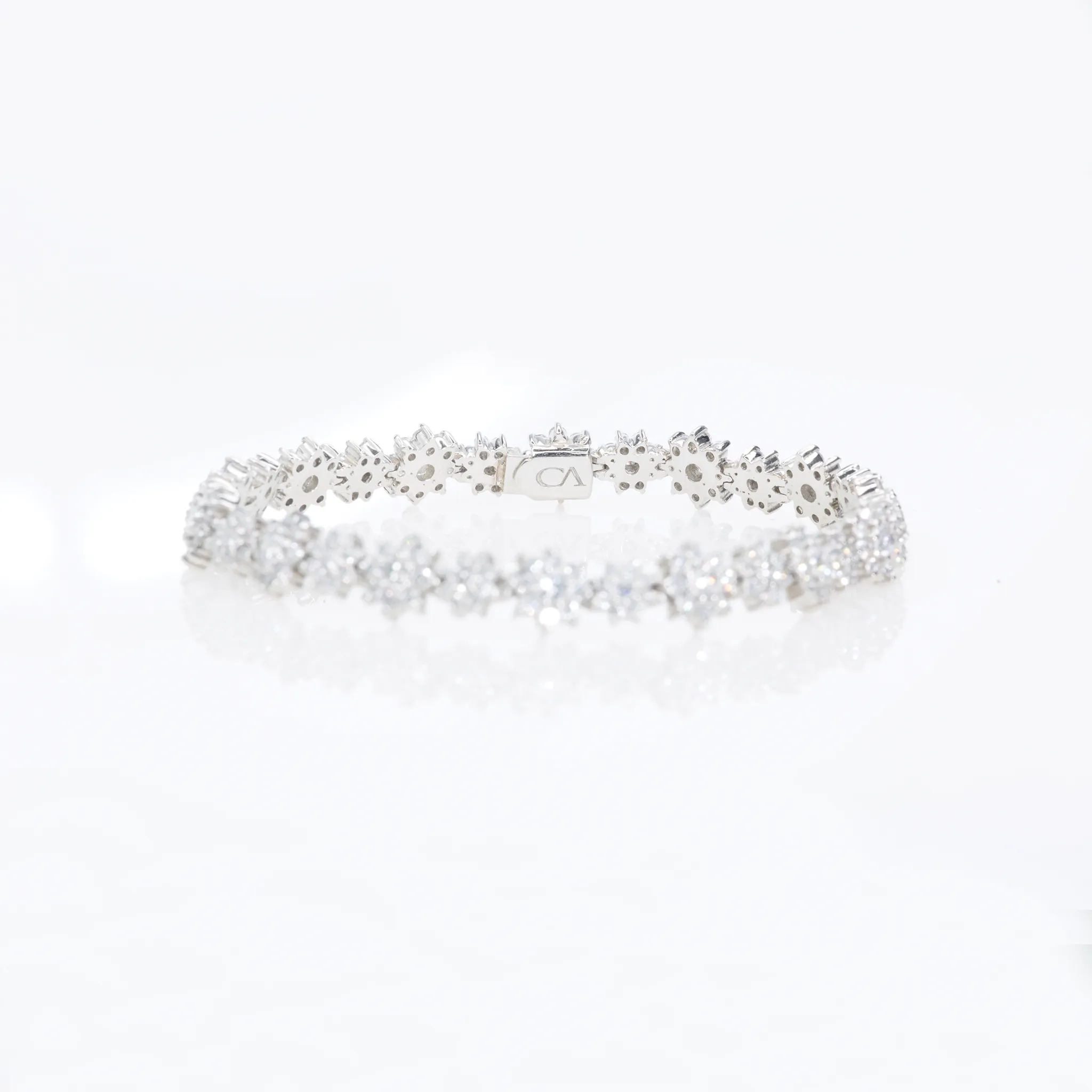 CA Platinum and Diamond "Tanzania Sunflower" Bracelet