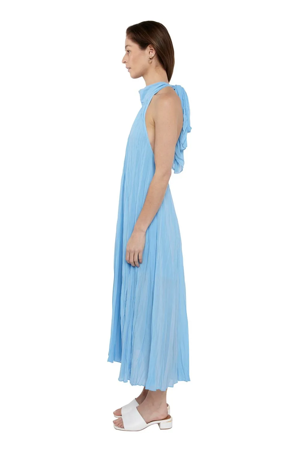 Cascade Crush Gown Sky Blue