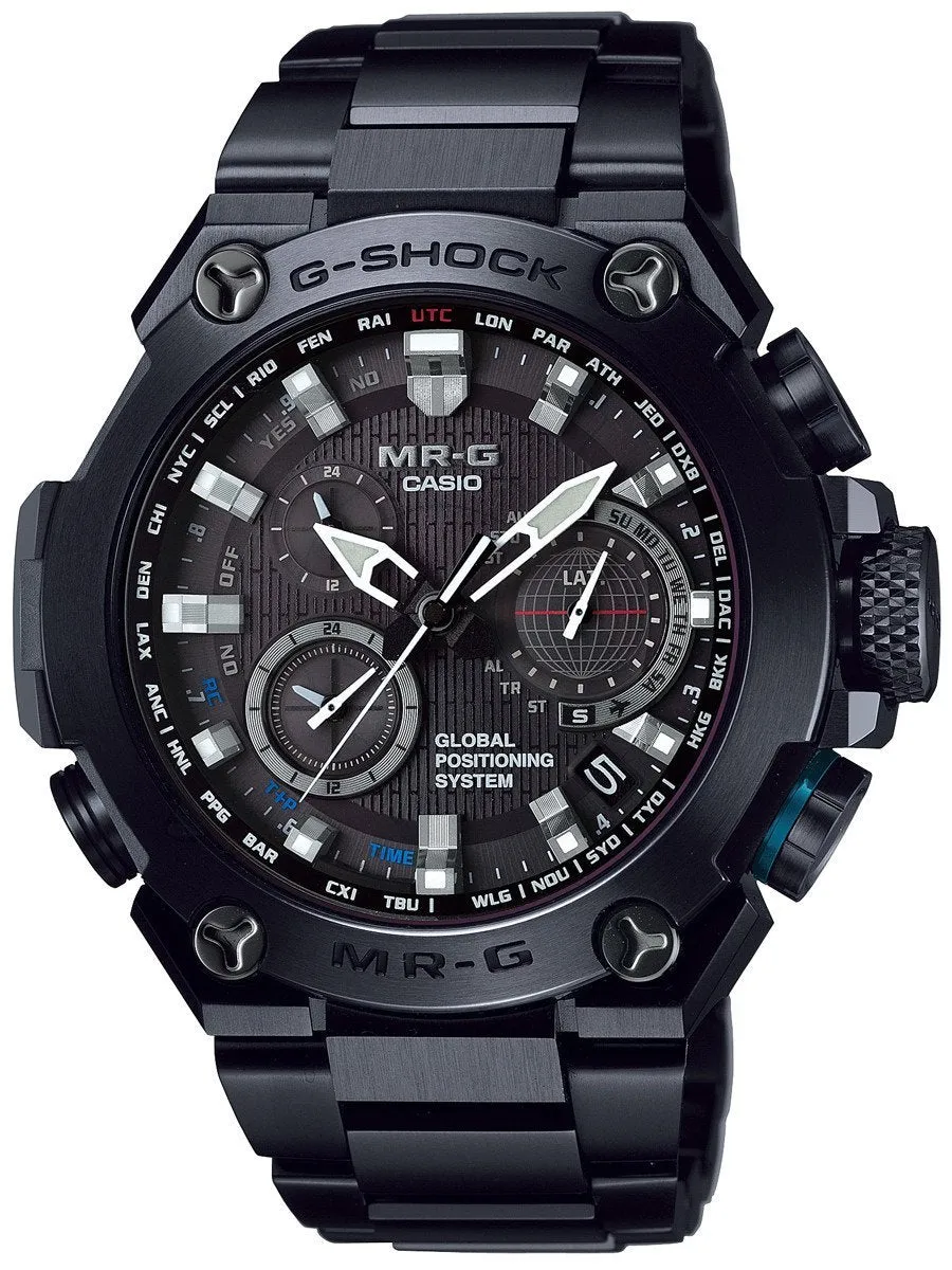 Casio G-Shock MR-G GPS Hybrid Wave Ceptor Titanium Watch MRGG1000B-1A