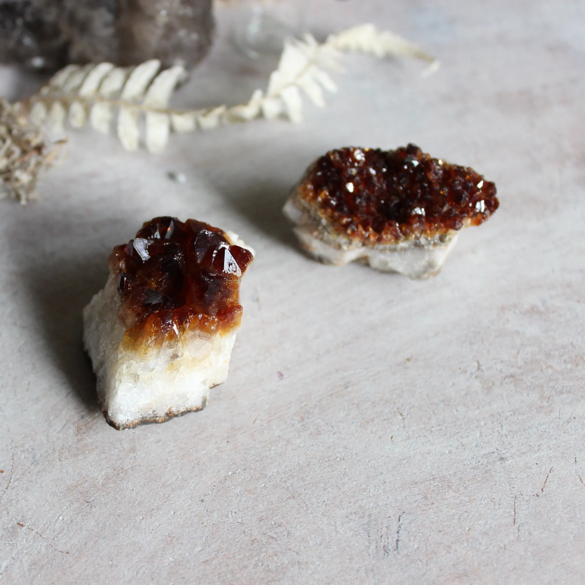 Citrine Crystal Clusters