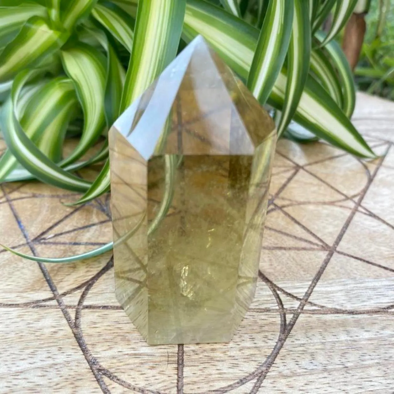 Citrine Crystal Tower Point Generator