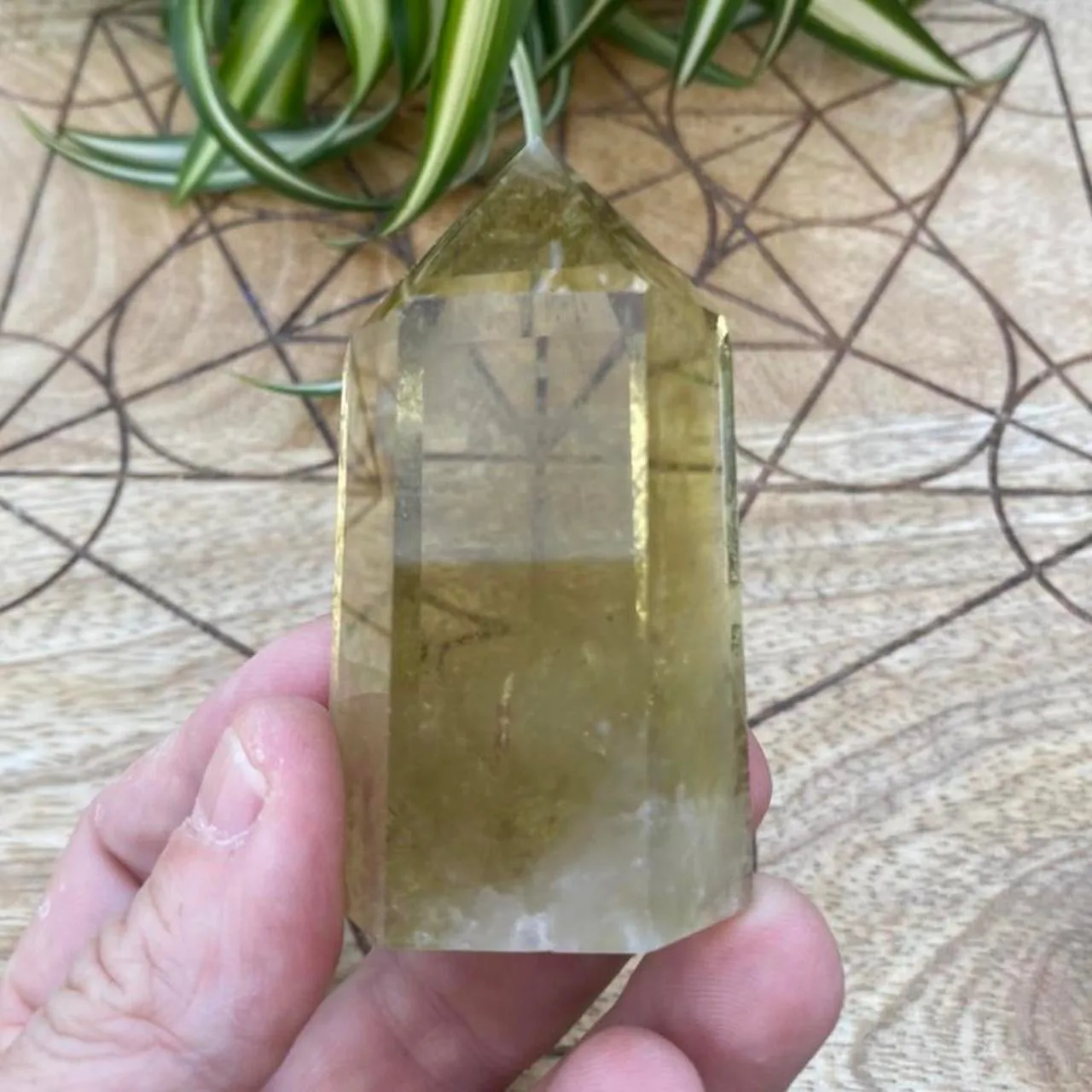 Citrine Crystal Tower Point Generator