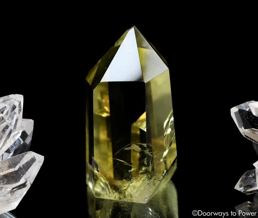 Citrine Isis Quartz Crystal Abundance Stone w/ Amazing Rainbows