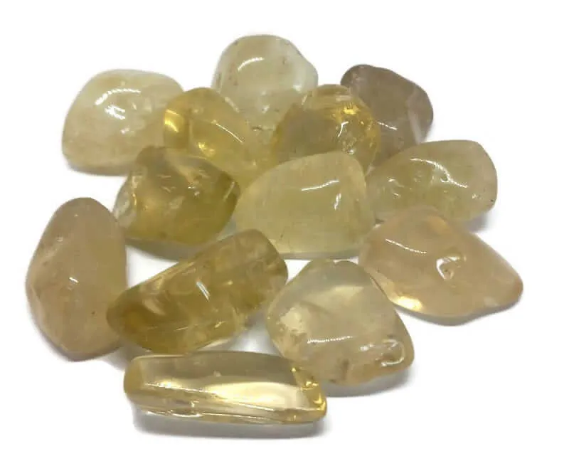Citrine Natural Crystal Raw, Rough, Tumbled or a Set of Both Joy, Abundance and Light