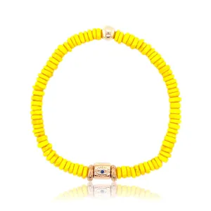 Colored Puka Eye Bracelet