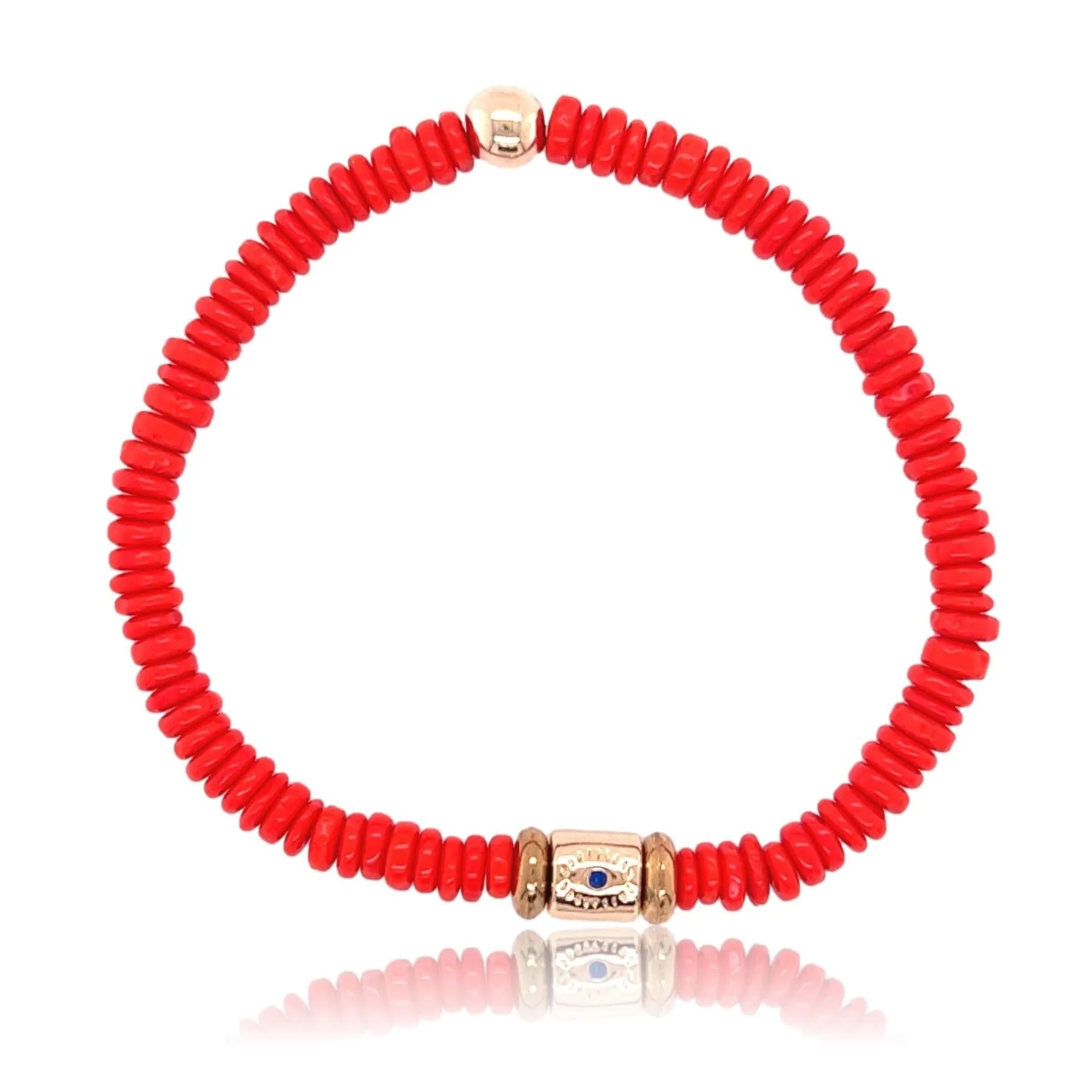 Colored Puka Eye Bracelet
