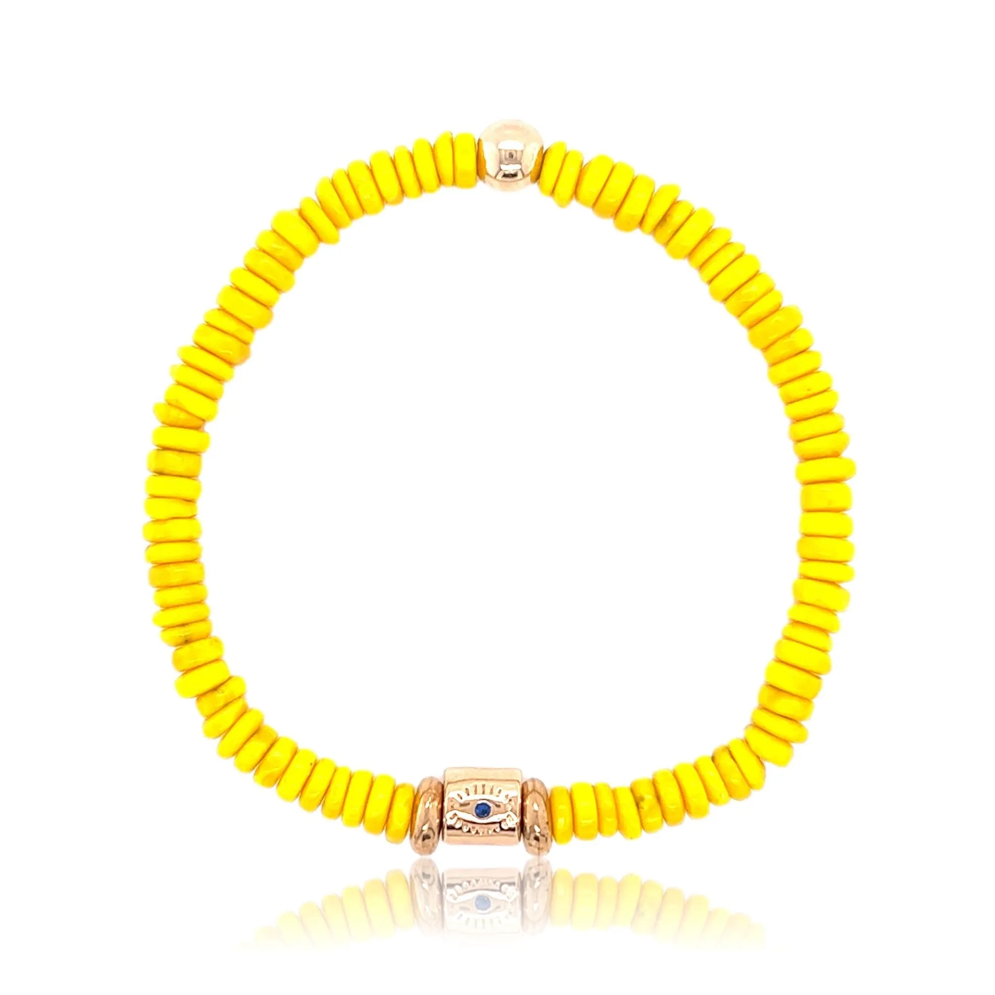 Colored Puka Eye Bracelet