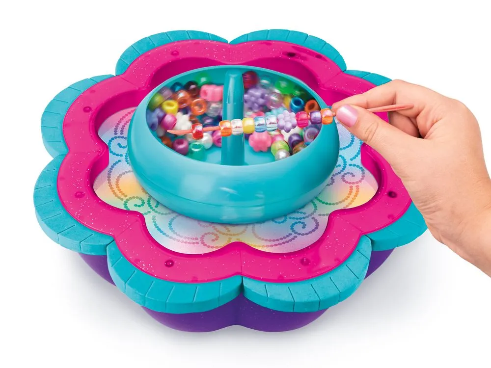 Cra-Z-Art Shimmer 'N Sparkle 2 In 1 Spin & Bead Friendship Studio