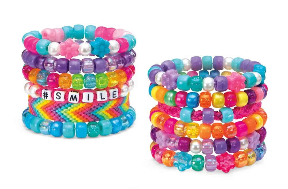 Cra-Z-Art Shimmer 'N Sparkle 2 In 1 Spin & Bead Friendship Studio