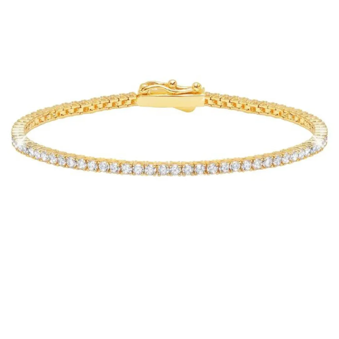 Crislu Classic Small Brilliant Tennis Bracelet